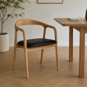 Chaise à bras \'Aspa\' - Naturel