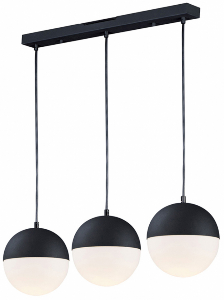 Plafonnier \'Glob\' X3 - Noir dans le groupe Éclairage / Lampes / Lampes de plafond chez Reforma (LOFT376-3-60)