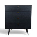 Commode \'Lux\' - Noir/ Laiton