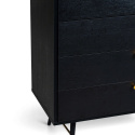 Commode \'Lux\' - Noir/ Laiton