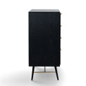Commode \'Lux\' - Noir/ Laiton