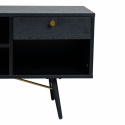 Meuble TV \'Lux\' - Noir/ Laiton