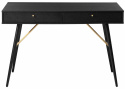 Bureau \'Lux\' - Noir/ Laiton