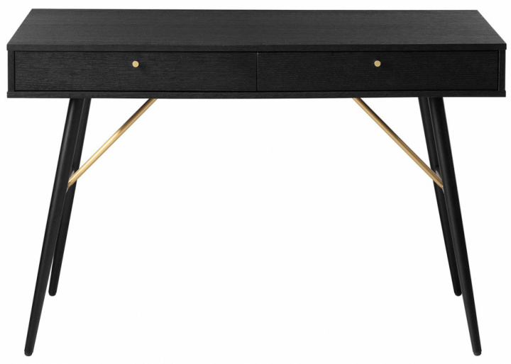 Bureau \'Lux\' - Noir/ Laiton dans le groupe Meubles / Tables / Bureaux chez Reforma (LUXWD01)