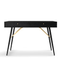 Bureau \'Lux\' - Noir/ Laiton