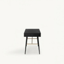 Bureau \'Lux\' - Noir/ Laiton