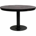 Table à manger \'Jack\' Ronde 120cm - Noir