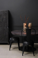 Table à manger \'Jack\' Ronde 120cm - Noir