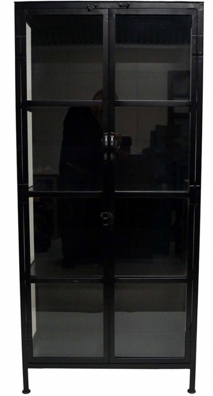 Vitrine \'Spencer\' - Noir dans le groupe Meubles / Étagères & rangement / Armoires et buffets chez Reforma (M09030)