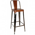 Tabouret \'Cope\' - Assise en cuir