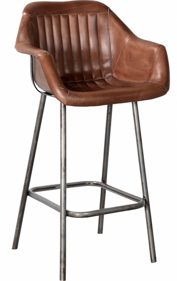 Tabouret \'Icon\' - Cuir dans le groupe Meubles / Meubles d\'assise / Tabourets de bar chez Reforma (M11109)