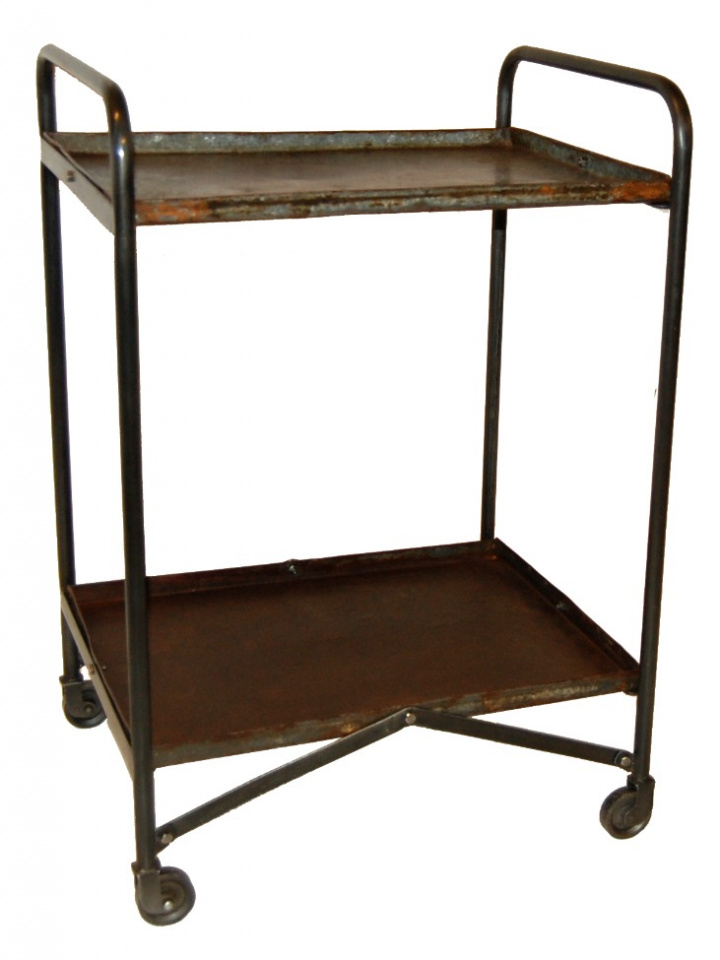 Table roulante vintage \'Eton\' - Fer dans le groupe Meubles / Tables / Chariots de service & Tables roulantes chez Reforma (M16129)