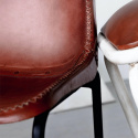 Fauteuil Vintage - Cuir/Fer