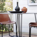 Fauteuil Vintage - Cuir/Fer