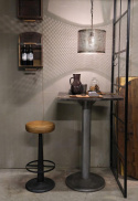 Tabouret de bar - Cuir/fer