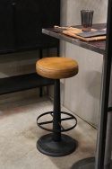 Tabouret de bar - Cuir/fer