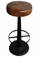 Tabouret de bar - Cuir/fer