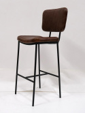 Tabouret de bar Vintage - Cuir