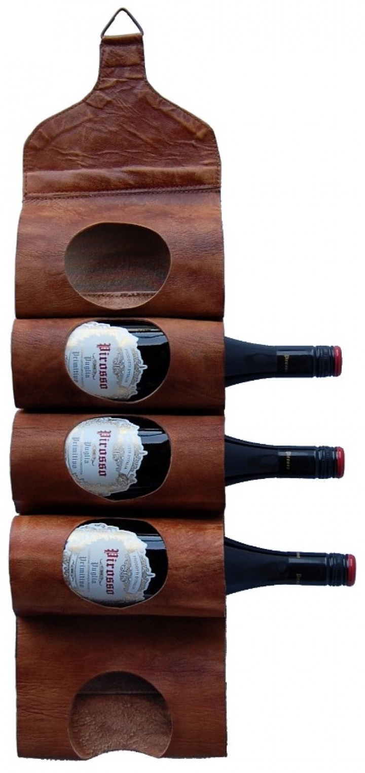 Porte-bouteilles Vintage - Cuir dans le groupe Décoration / Décoration / Autres décorations chez Reforma (MA1501)