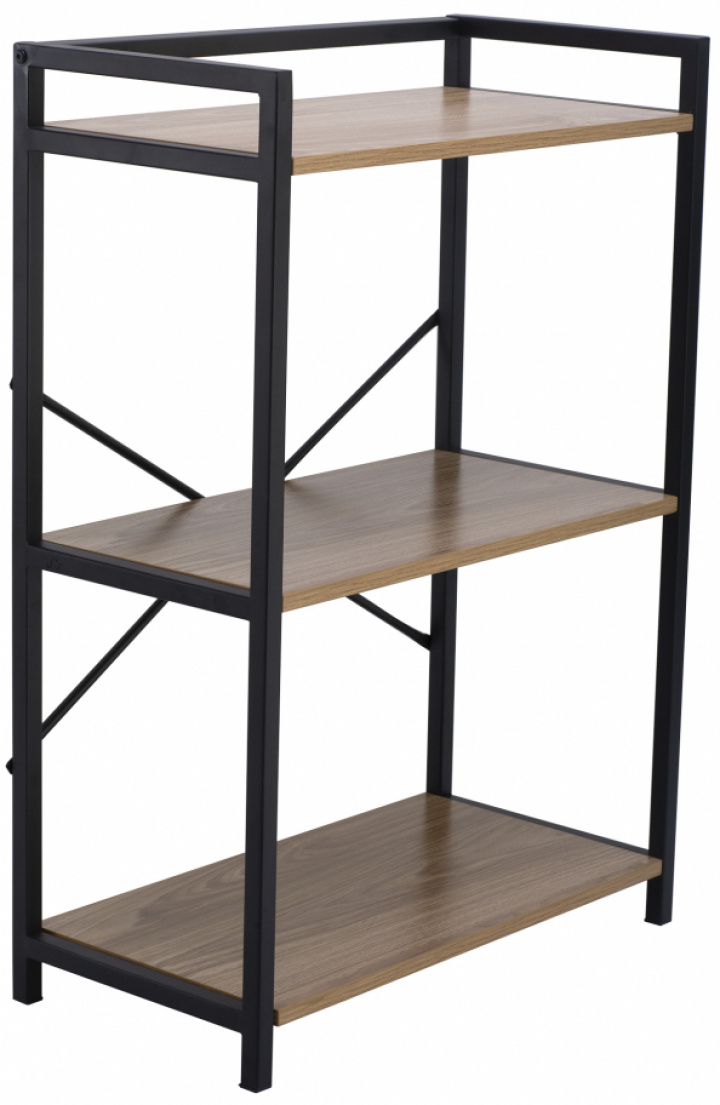 Étagère \'Tre\' - Noir/Bois dans le groupe Meubles / Étagères & rangement / Bibliothèques chez Reforma (MG1511B)