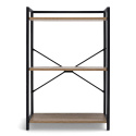 &Eacute;tag&egrave;re \'Tre\' - Noir/Bois