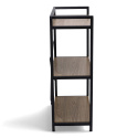 &Eacute;tag&egrave;re \'Tre\' - Noir/Bois