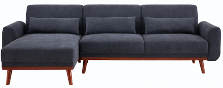 Canapé-lit \'Texas\' - Gris foncé dans le groupe Meubles / Canapés / Canapés-lits chez Reforma (MLM-502580)