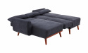 Canapé-lit \'Texas\' - Gris foncé