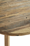 Table à manger \'Recycled\' Ronde 110cm - Nature/bois recyclé