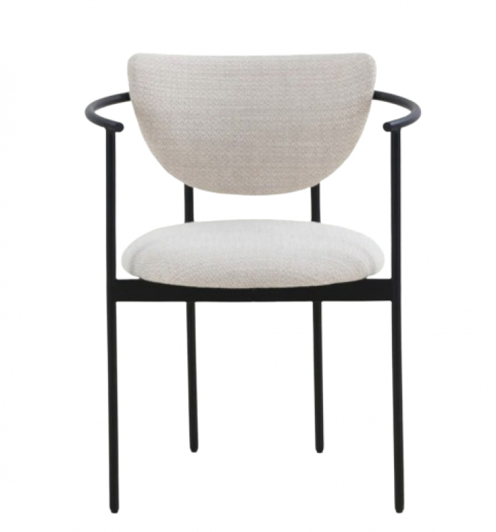 Chaise \'Lunar\' - Crème Boucle dans le groupe Meubles / Meubles d\'assise / Chaises chez Reforma (NJ1190-BC02)