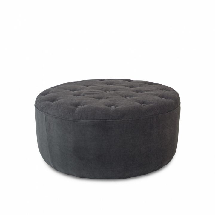 Pouf \'Dimple\' Rond 84cm - Gris dans le groupe Meubles / Canapés / Poufs & repose-pieds chez Reforma (NJ2170-17)