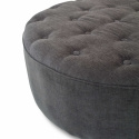 Pouf \'Dimple\' Rond 84cm - Gris