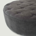 Pouf \'Dimple\' Rond 84cm - Gris