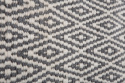 Tapis \'Cozy Luxury\' 90x200cm - Gris/Blanc