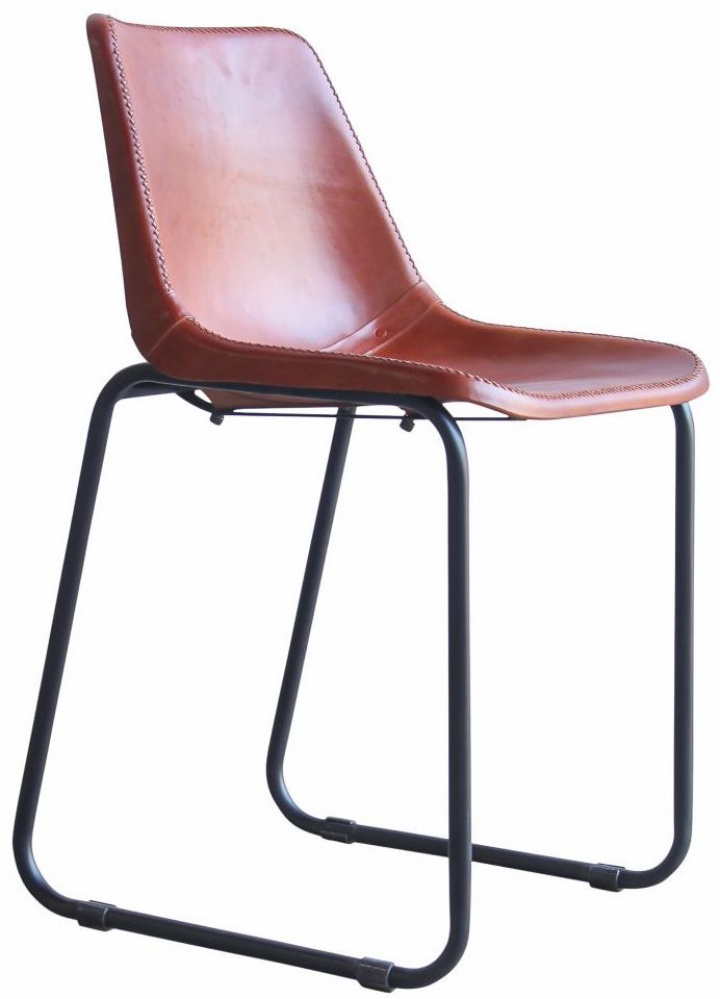 Chaise Vintage - Cuir/Fer dans le groupe Meubles / Meubles d\'assise / Chaises chez Reforma (REM-1)