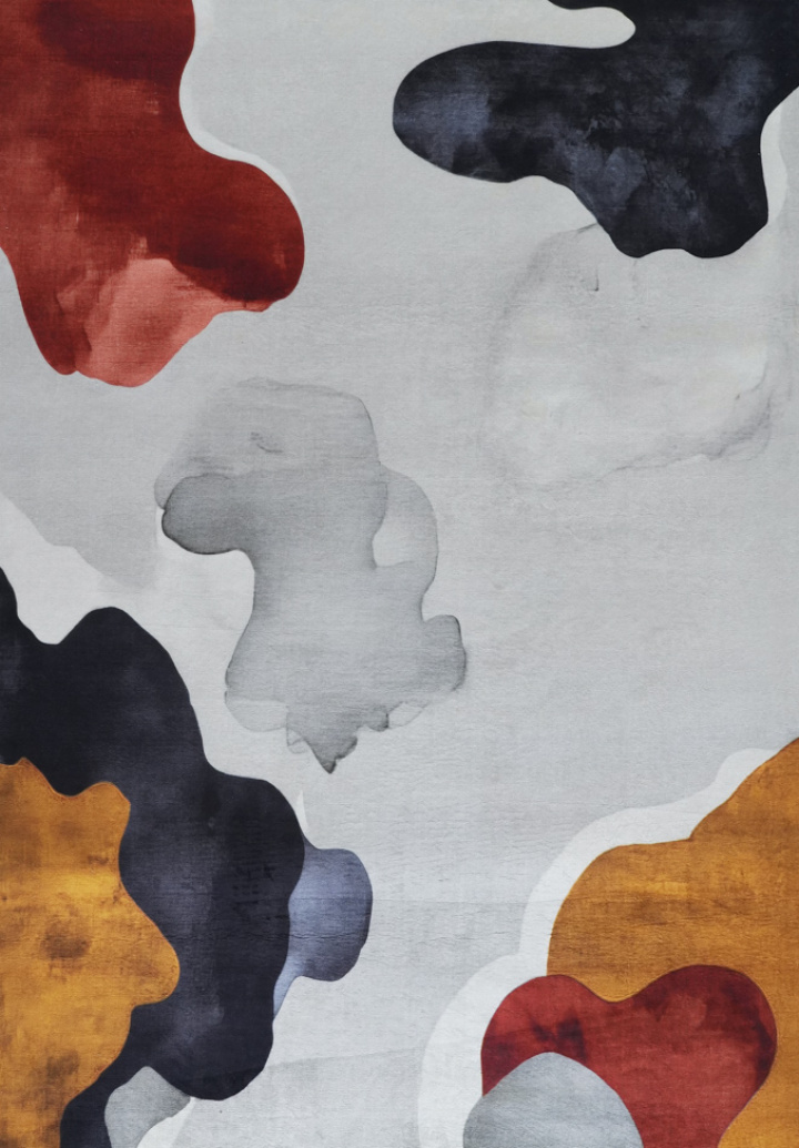 Tapis « Aravelle » - Gris/Multicolore dans le groupe Décoration / Tapis chez Reforma (RG01-19)