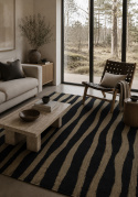 Tapis \'Seronis\' - Noir/Beige