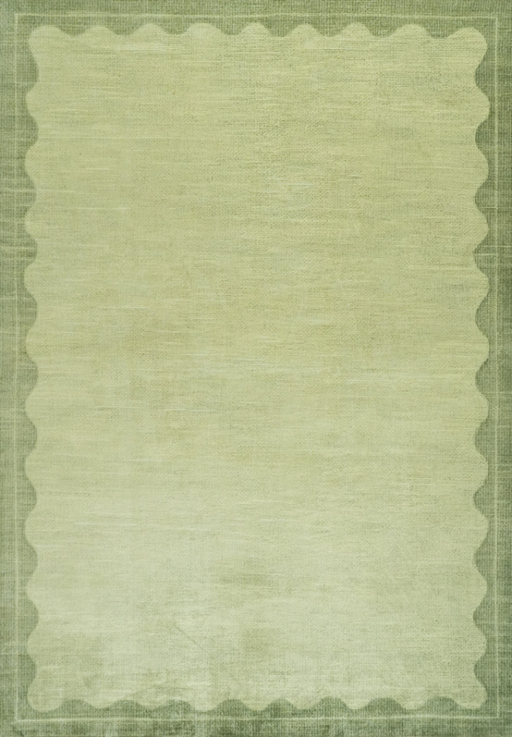 Tapis \'Lunelle\' - Vert clair dans le groupe Décoration / Tapis chez Reforma (RG01-27)