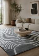 Tapis « Marovi » - Gris/Blanc