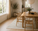 Tapis « Tireno » - Noir/Blanc