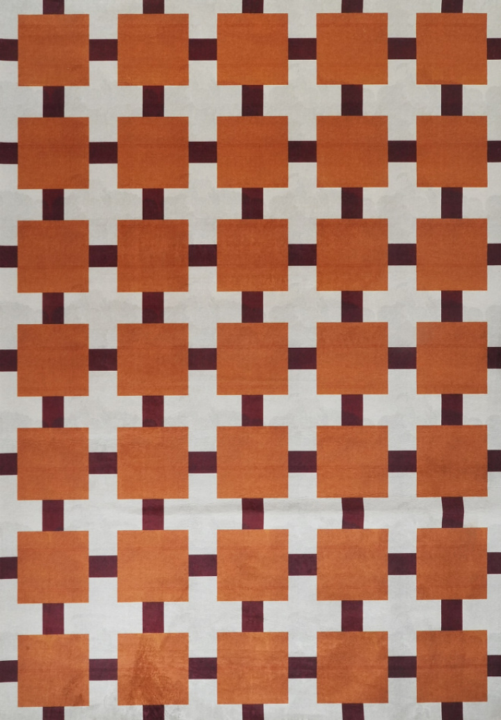 Tapis « Castoro » - Orange dans le groupe Décoration / Tapis chez Reforma (RG01-41)