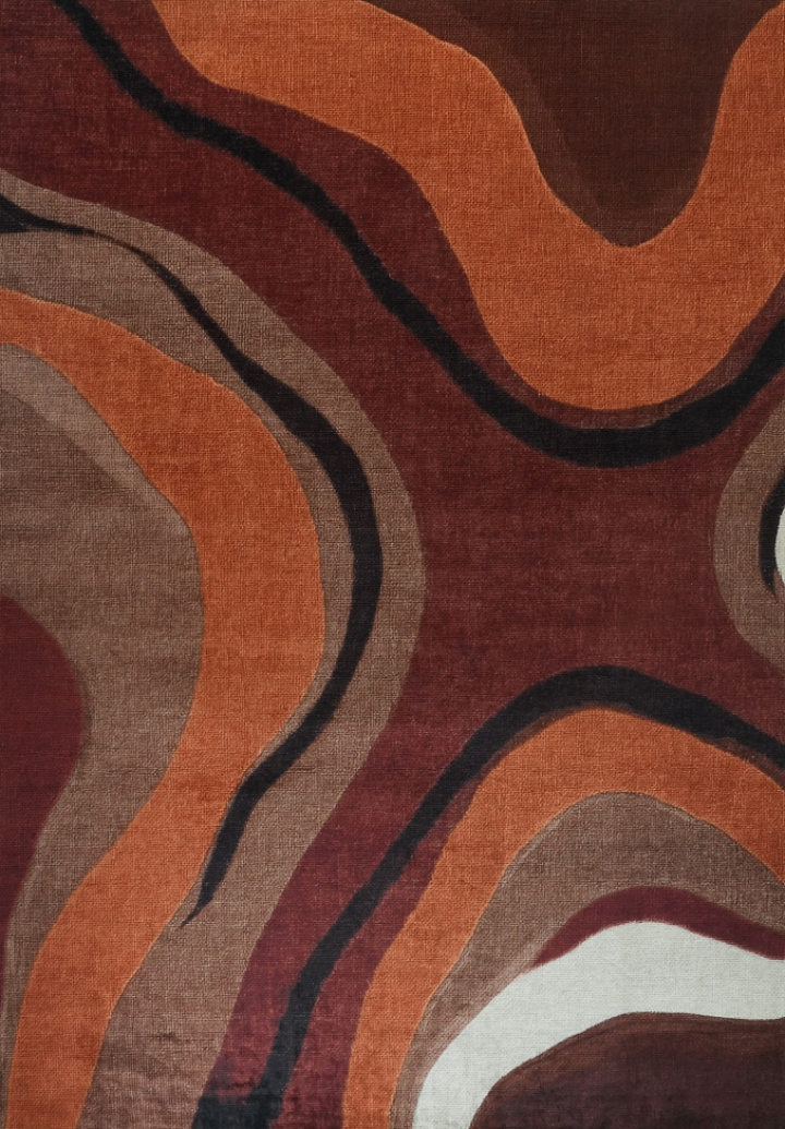 Tapis « Marionae » - Rouge/Multicolore dans le groupe Décoration / Tapis chez Reforma (RG01-42)