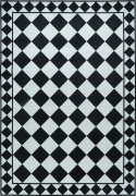 Tapis « Crestina » - Noir/Blanc