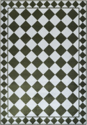 Tapis \'Crestina\' - Vert/Blanc
