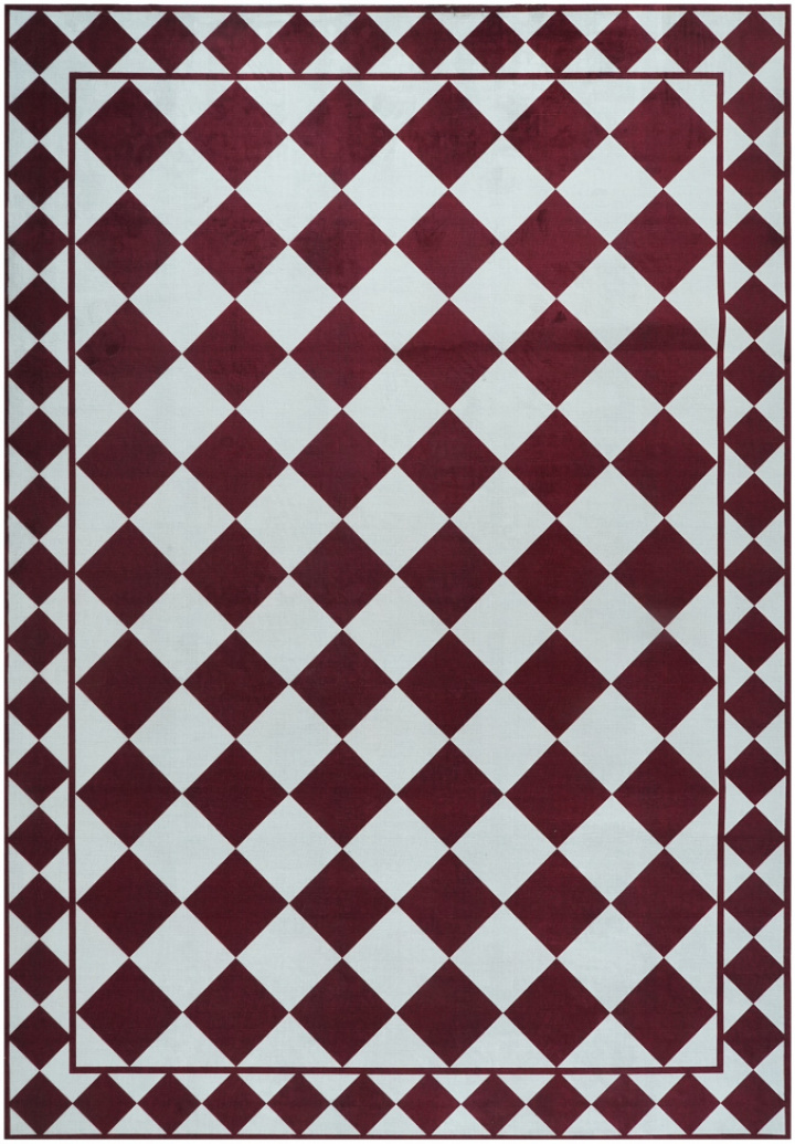 Tapis « Crestina » - Rouge/Blanc dans le groupe Tapis chez Reforma (RG01-55)