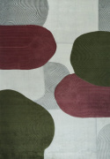 Tapis « Arvella » - Rouge/Vert