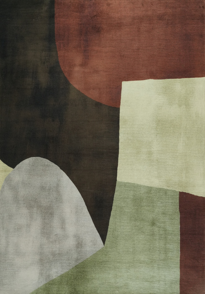 Tapis \'Ventaro\' - Marron/Gris dans le groupe Décoration / Tapis chez Reforma (RG01-86)