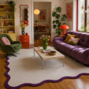 Tapis \'Aureline\' - Gris/Violet