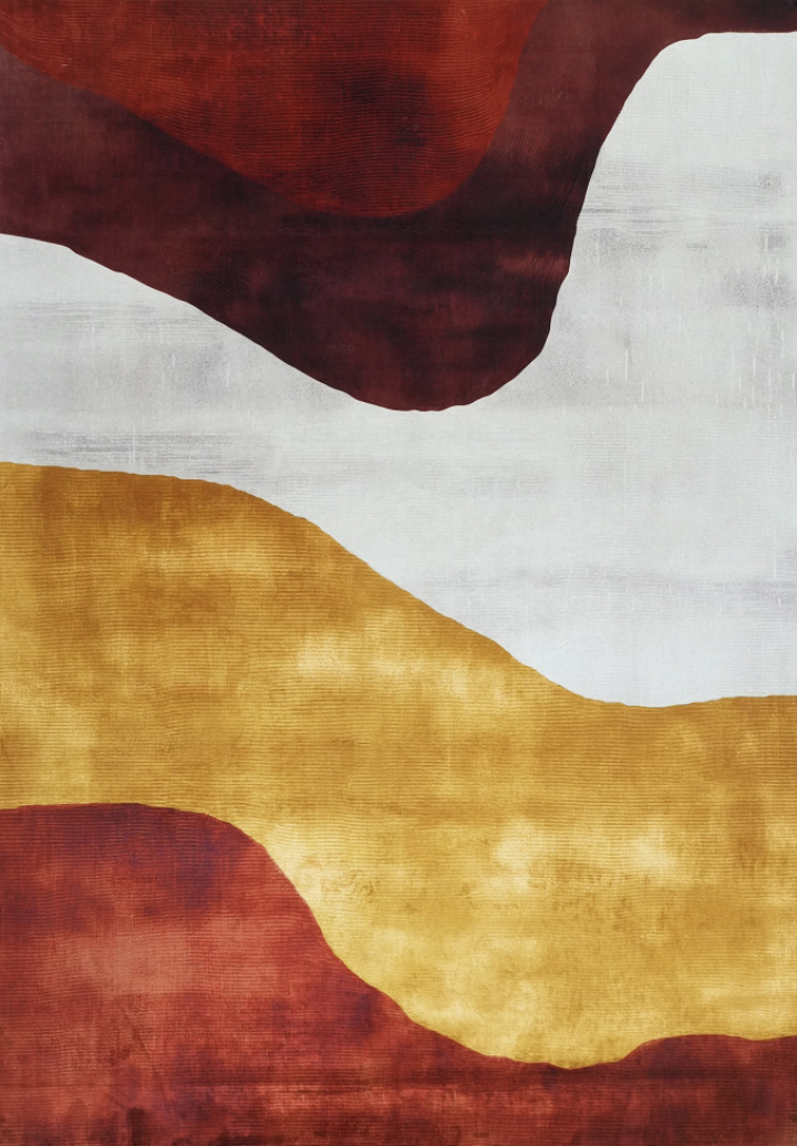 Tapis \'Amavira\' - Rouge/Jaune dans le groupe Tapis chez Reforma (RG20002)