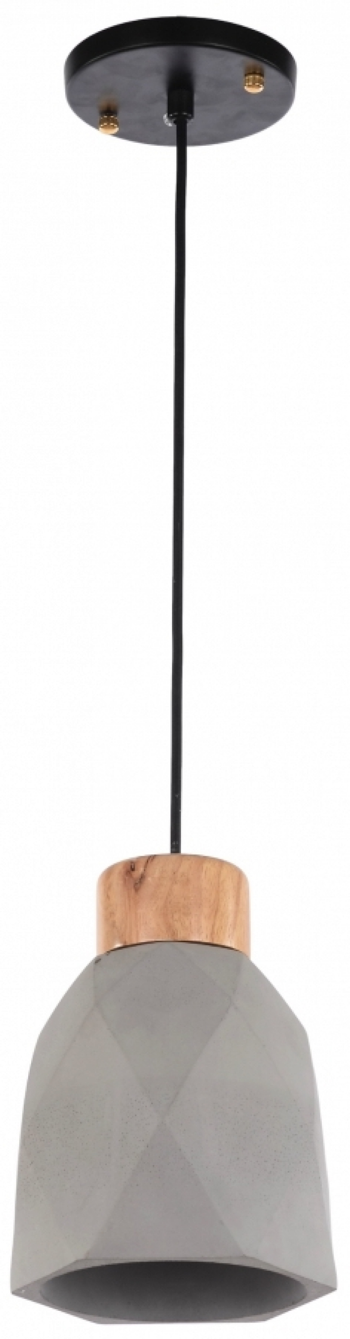 Plafonnier \'Mika\' - Bois/Ciment dans le groupe Éclairage / Lampes / Lampes de plafond chez Reforma (RH187-concrete)